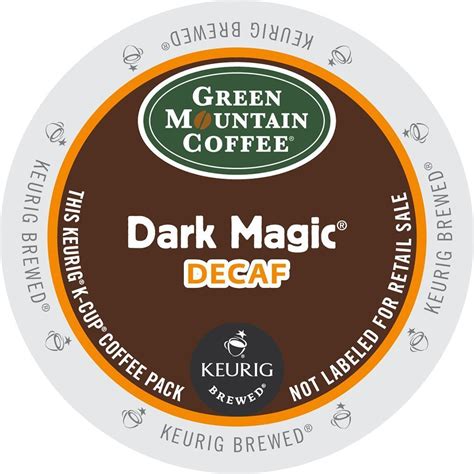Dark magic decaf k cupss